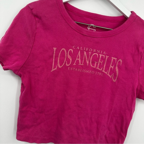 Vintage Y2K Los Angeles Pink Baby Graphic Tee Size XL Early 2000s Streetwear - Picture 3 of 6